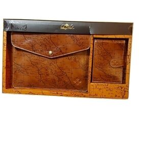 PATRICIA NASH RIOT RUST ‎ UNISEX GIFT SET MIDI CASE & PASSPORT